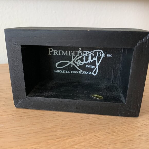 Love you to the Moon And Back Primitives By Kathy Phillips Box Sign 4x2.5" - Picture 3 of 5